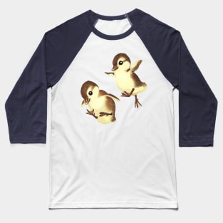 Airborne Baby Ducks Baseball T-Shirt